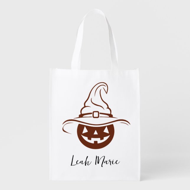 Personalized Trick or Treat Tote Bag (Front)