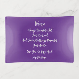 Personalized Trinket Tray HAMbyWG