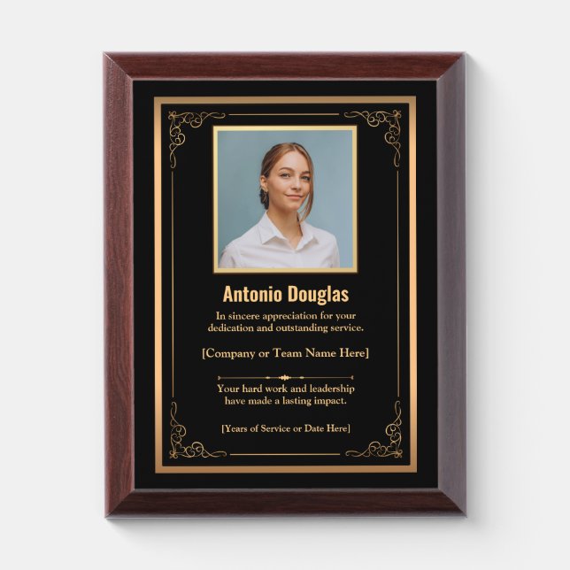 Personalized Trophies & Awards with custom photo (Vertical)
