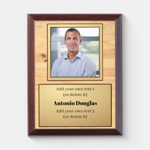 Personalized Trophies  Awards with custom photo