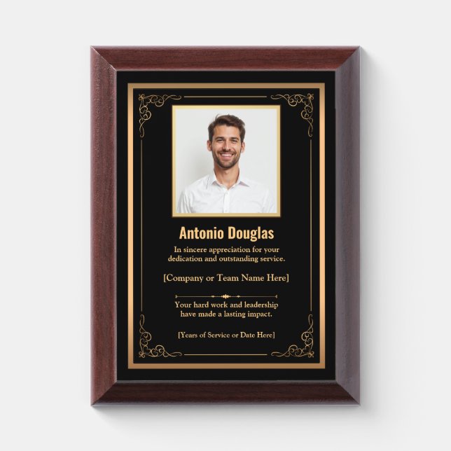 Personalized Trophies & Awards with custom photo (Vertical)