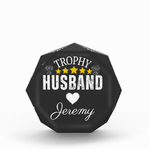 Personalized Trophy Husband Award: A Fun & Unique  Acrylic Award