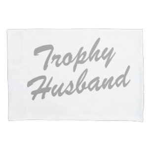 Personalized trophy husband pillowcase for groom