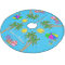 Personalized Tropical Beach Christmas Tree Skirt