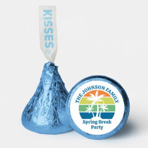 Personalized Tropical Beach Palm Trees Party Hershey®'s Kisses®