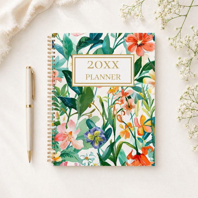 Personalized Tropical Floral Planner (Creator Uploaded)