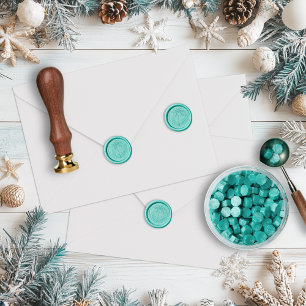 Personalized Tropical Palm Tree Monogram Wax Seal Stamp