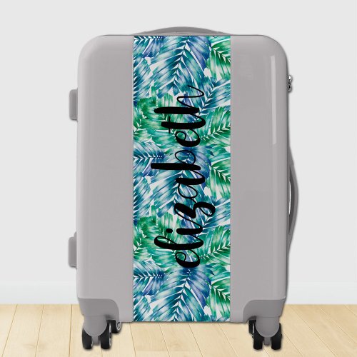 Personalized Tropical Print Stylish Luggage