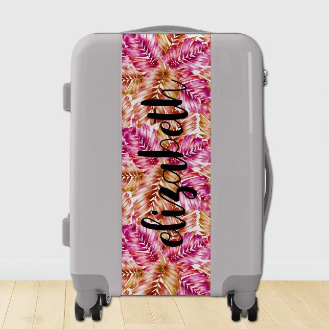 Personalized Tropical Print Stylish Luggage (Creator Uploaded)