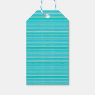 Personalized Tropical Shades of Blue All Occasion Gift Tags