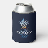Personalized Tropical Sunset Pineapple Can Cooler (Can Back)