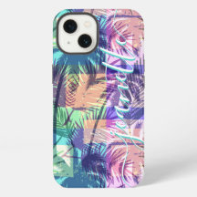 Personalized Tropical Vintage Palm Trees