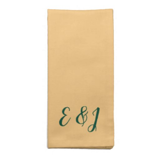 Personalized Tropical Yellow Cocktail  Dinner Cloth Napkin