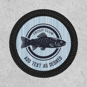 Personalized TROUT CLUB FISHING Patch