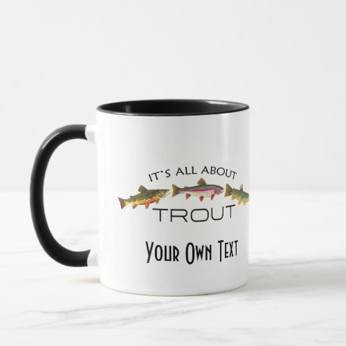 Personalized Trout Fishing Mug