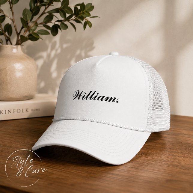Personalized Trucker Hat with Custom Name (Personalized Trucker Hat with Custom Name)