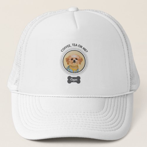 Personalized Trucker Hat With Your Pets Photo    
