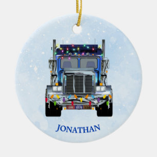 Personalized Trucker Ornament
