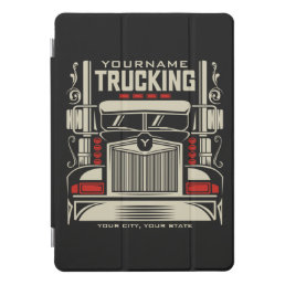 Personalized Trucking 18 Wheeler BIG RIG Trucker  iPad Pro Cover
