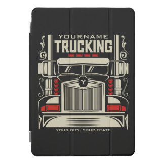 Personalized Trucking 18 Wheeler BIG RIG Trucker  iPad Pro Cover