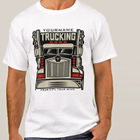 Personalized Trucking 18 Wheeler BIG RIG Trucker 