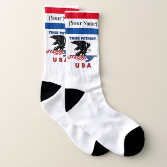 Personalized True Patriot Socks 