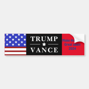 Personalized Trump Vance 2024  Bumper Sticker
