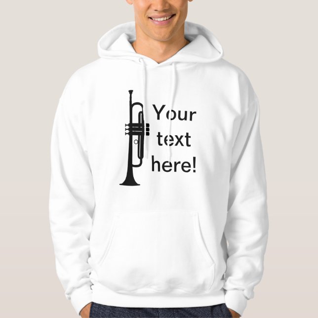 Personalized Trumpet Hoodie (Front)
