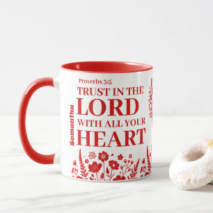 Personalized Trust in the Lord Christian Gift Mug