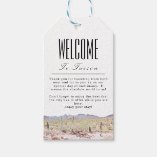 Personalized Tucson Welcome Gift Tag