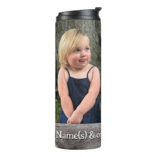 Personalized Tumblers with Pictures and Names, 