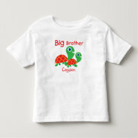 Personalized Turtles Big Brother T-shirt