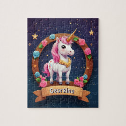 Personalized Twilight Unicorn Jigsaw Puzzle