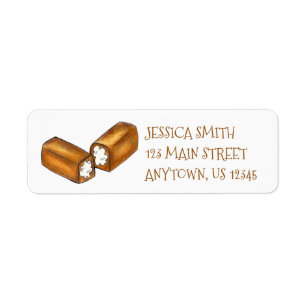 Personalized Twinkie Junk Food Foodie Snack Labels