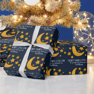 Twinkle, Twinkle Personalized Wrapping Paper Roll