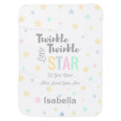 Personalized Twinkle Twinkle Little Star Boy/Girl Baby Blanket Personalized Twinkle Twinkle Little Star Boy/Girl Baby Blanket