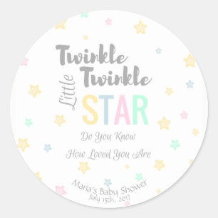 Personalized Twinkle Twinkle Little Star - Sticker