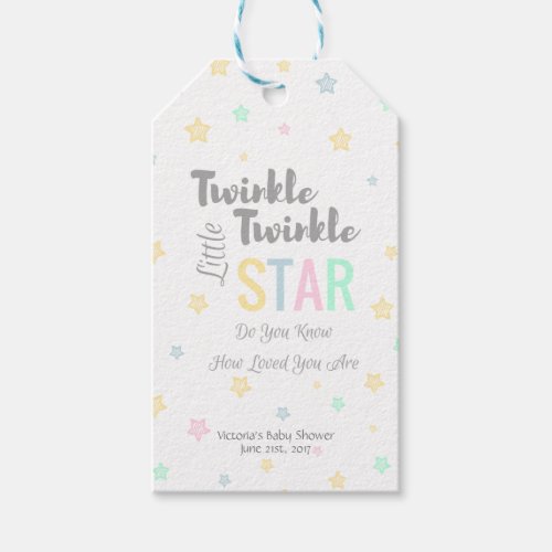 Personalized Twinkle Twinkle Little Star _ Tags