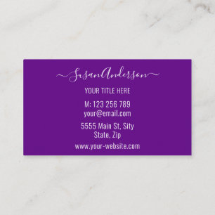 Personalized Two Colors Your Design Business Card