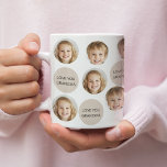 Personalized Two-Photo Face | I Love You Grandma Coffee Mug<br><div class="desc">Delight Grandma with this personalized two-photo mug! Featuring "I Love You Grandma" text and space for two precious photos, it’s the perfect gift for Mother’s Day, birthdays, or any occasion to celebrate your love. Whether she enjoys coffee, tea, or hot cocoa, this mug will make every sip extra special. Customize...</div>