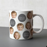 Personalized Two-Photo Face | I Love You Grandpa Coffee Mug<br><div class="desc">Show Grandpa how much he means to you with this personalized two-photo mug! Featuring "I Love You Grandpa" text and space for two cherished photos, it’s the perfect gift for Father’s Day, birthdays, or just because. Whether he enjoys coffee, tea, or hot cocoa, this mug will make every sip a...</div>