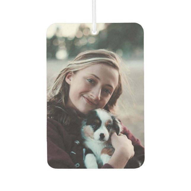 Personalized Two-Sided Photo Car Air Freshener (Front)