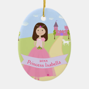 Personalized Two Sided Princess Ornament