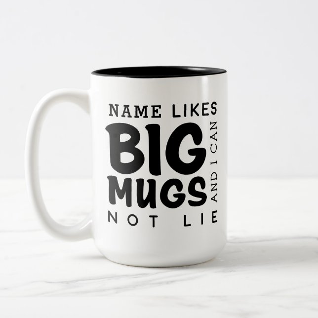 Personalized Two Tone Big Mug (Left)