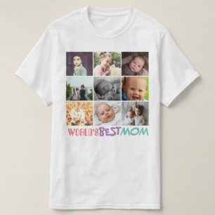 Personalized typography and photo world's best T-Shirt