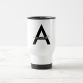 Modern Initials Personalized 14 oz. Commuter Travel Mug