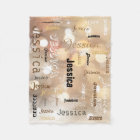 Personalized Typography Subway Art Bokeh Snowflake