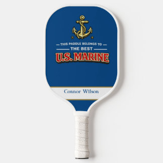 Personalized U.S. Marine Pickleball Paddle