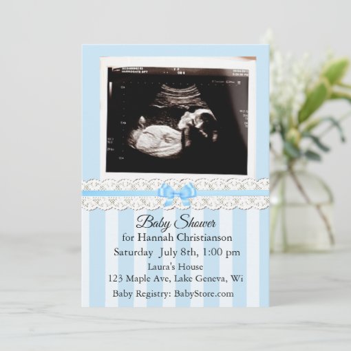 Personalized Ultrasound Baby Shower Invitations Zazzle