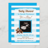 Personalized Ultrasound Picture Baby Shower Invitation (Front/Back)